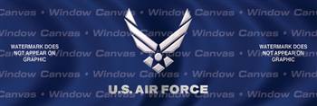 Military Window Graphics USAF Military Rear Window Graphic